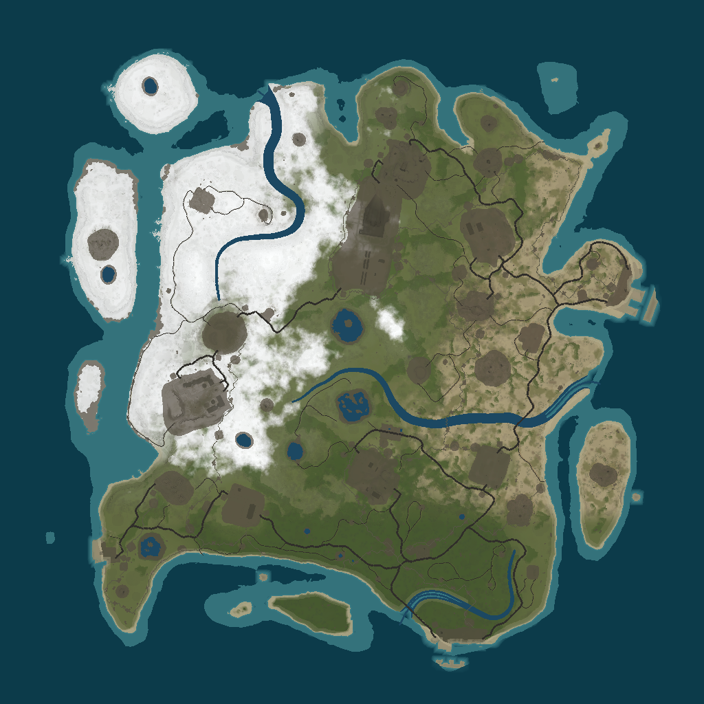 Procedural Map · 16000 · 3500