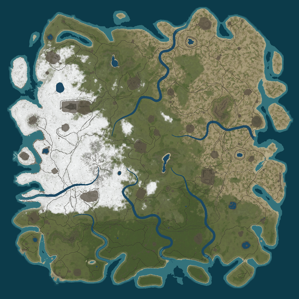Procedural Map · 123456 · 6000