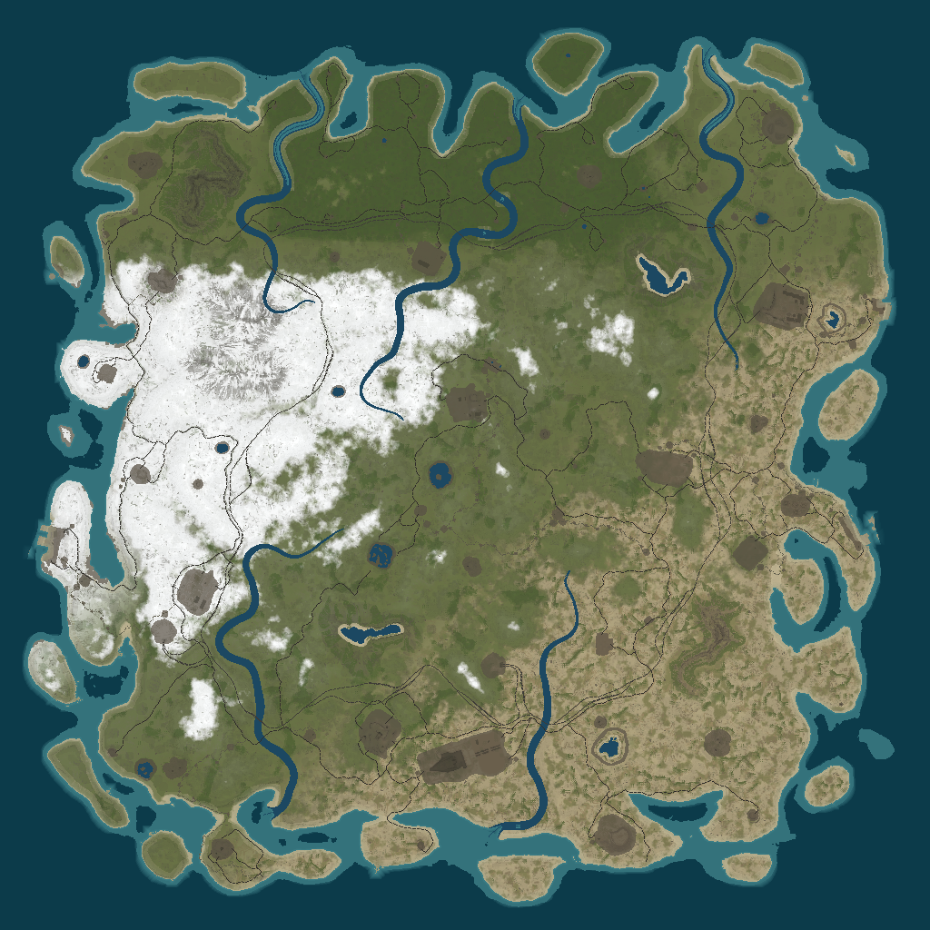 Procedural Map · 1234567 · 6000