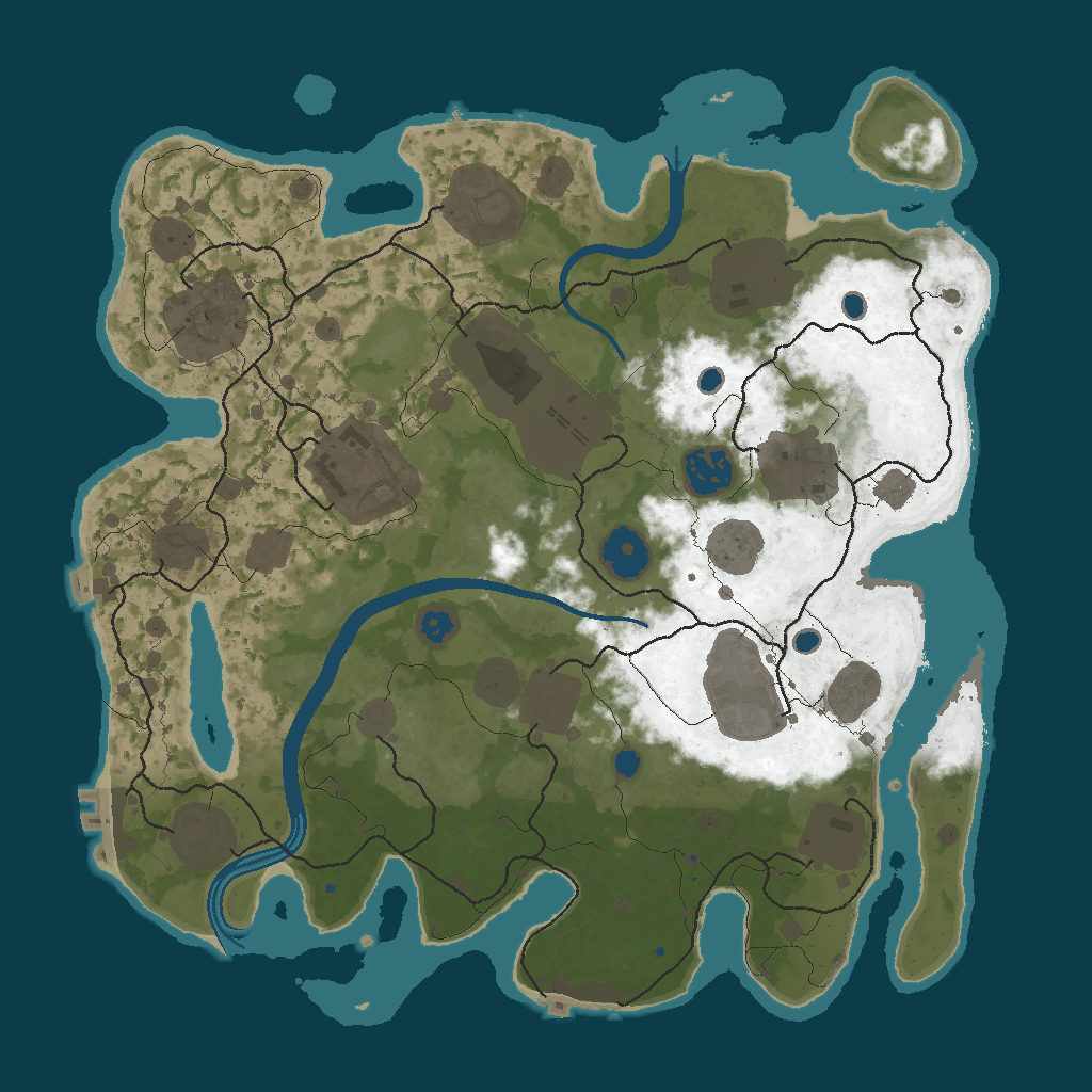 Procedural Map · 5555 · 3500