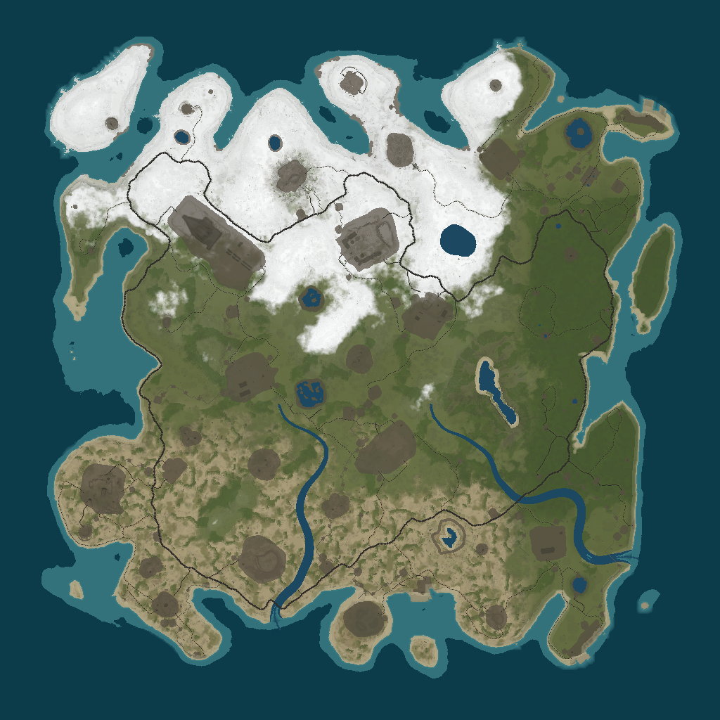 Procedural Map · 1234 · 4000