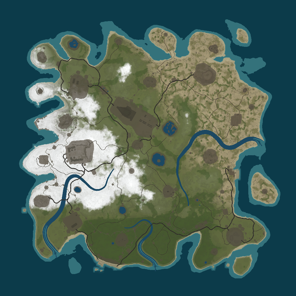Procedural Map · 123456 · 3500
