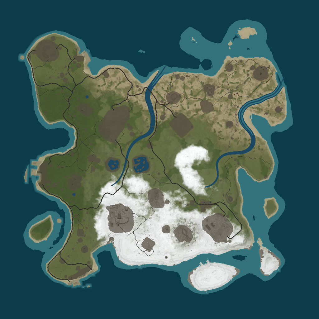 Procedural Map · 123123423 · 3000