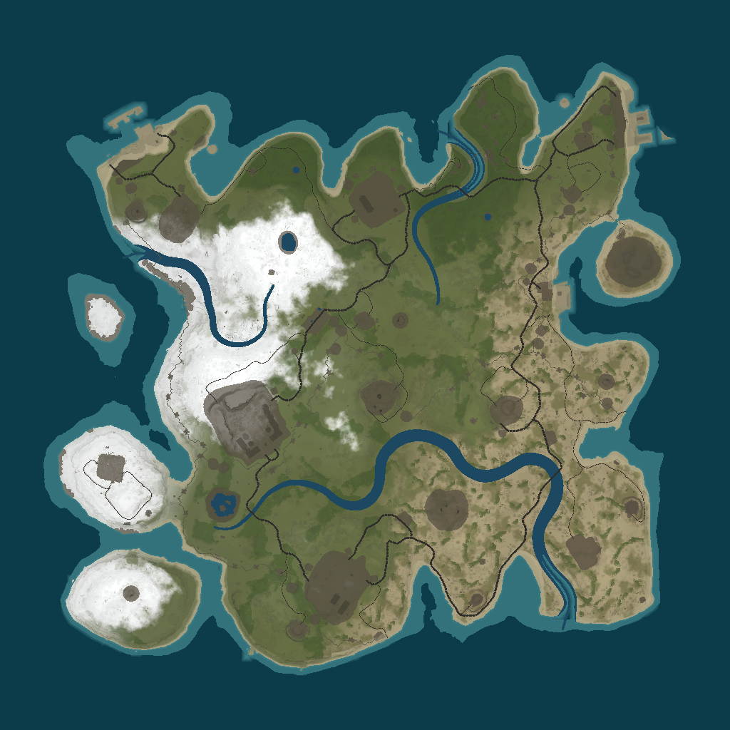 Procedural Map · 12345 · 3000
