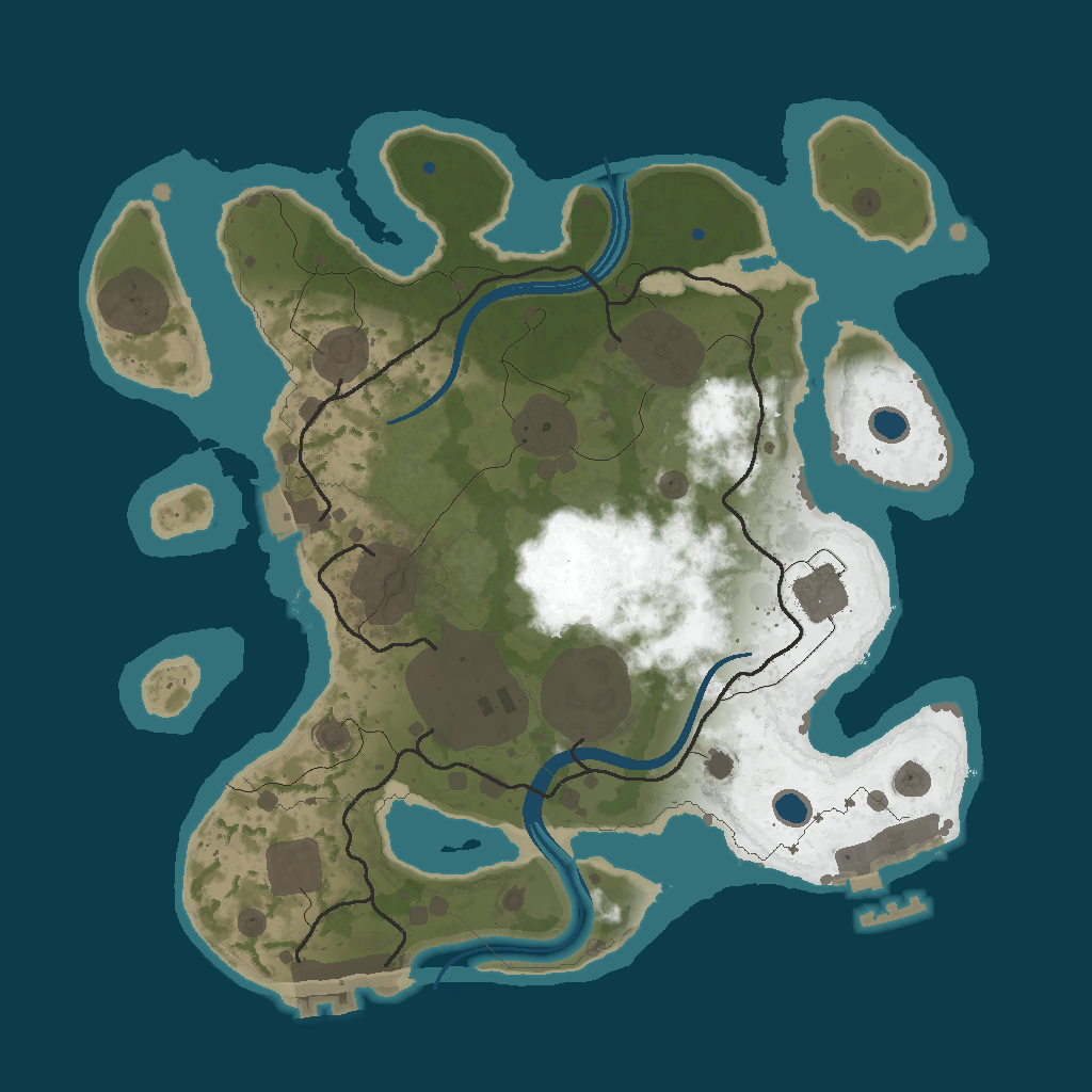 Procedural Map · 3500 · 2500