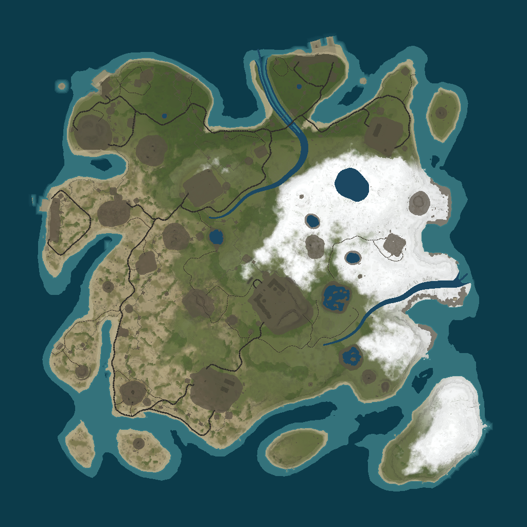 Procedural Map · 6645 · 3000