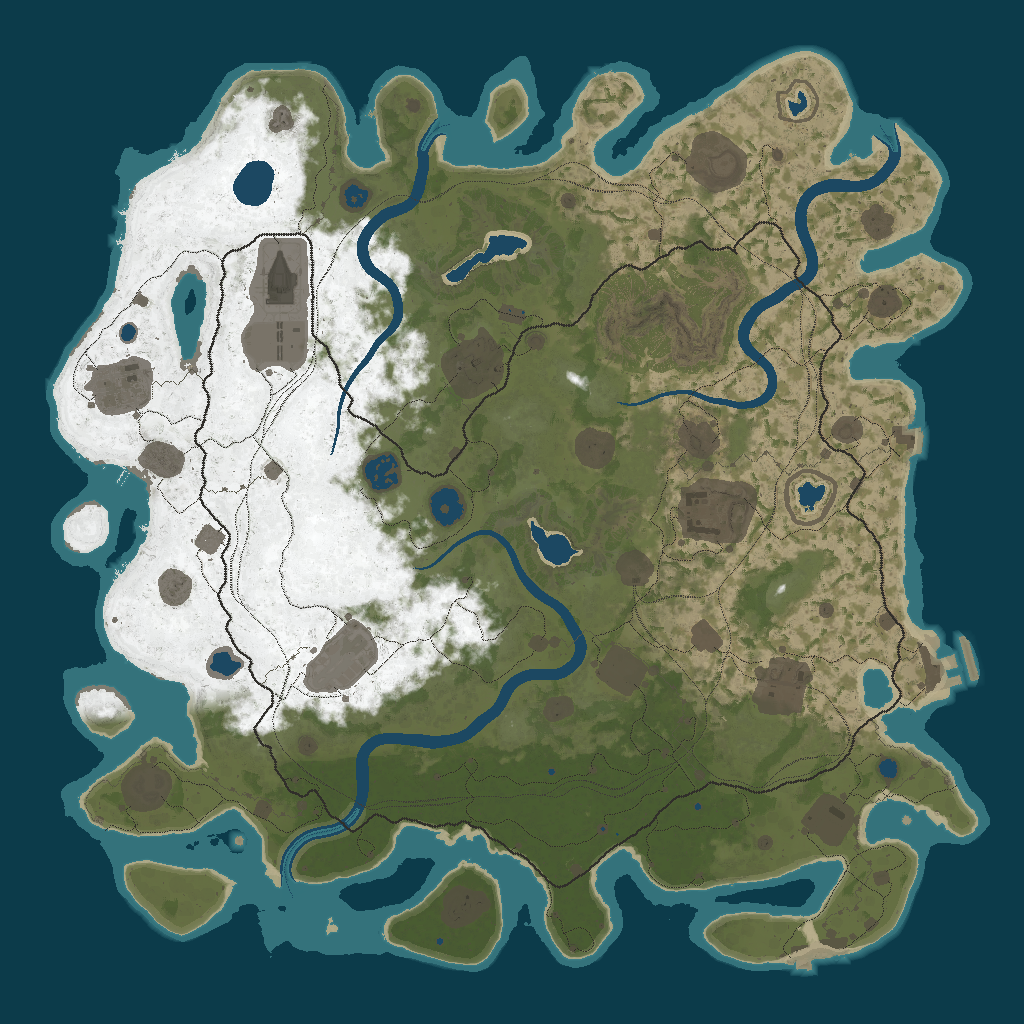 Procedural Map · 12345678 · 4500