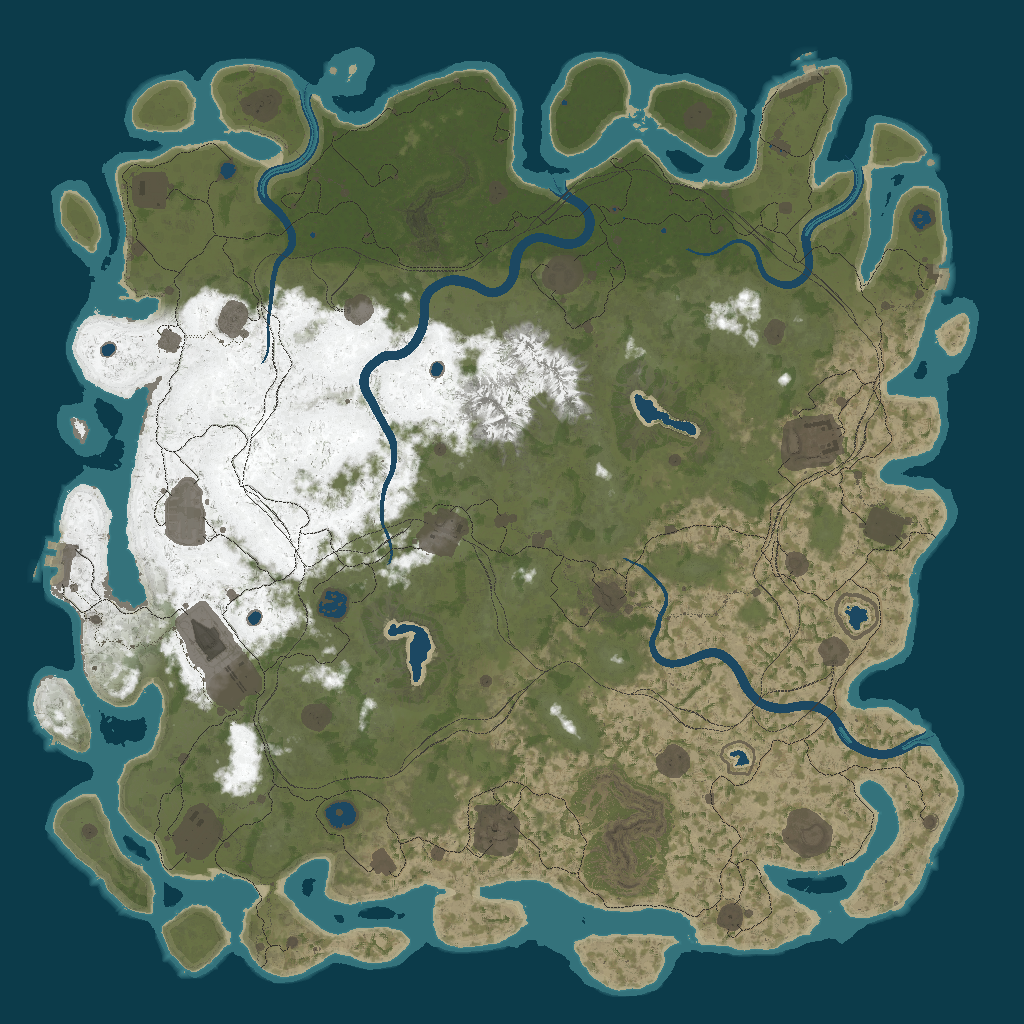 Procedural Map · 1234567 · 5500