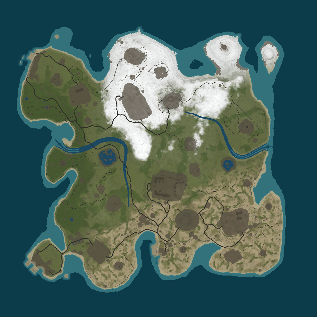 Procedural Map · 1 · 3000
