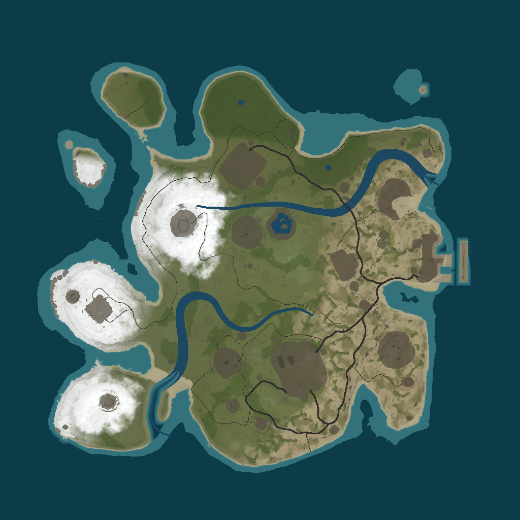 Procedural Map · 12345 · 2500