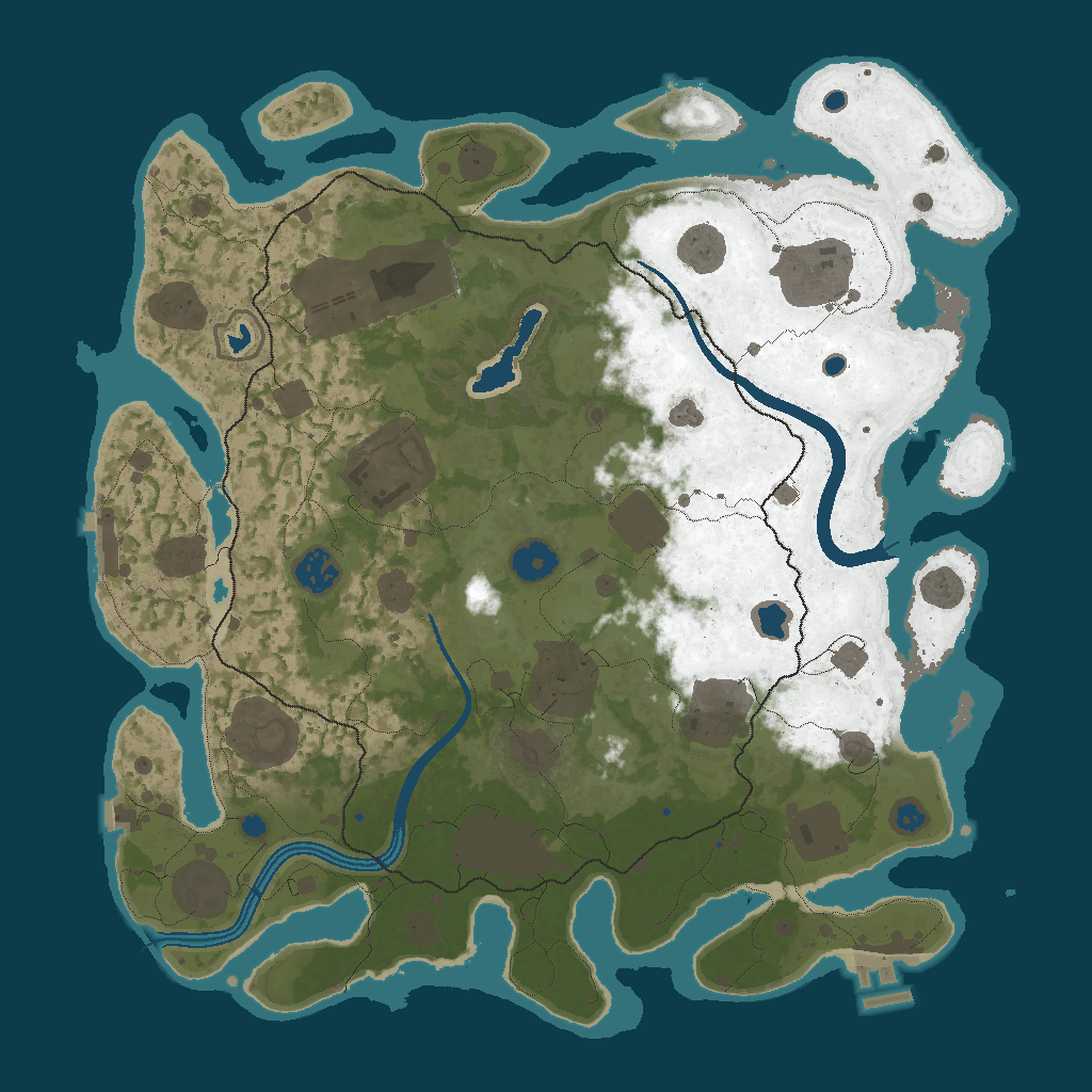 Procedural Map · 1234142351 · 4000