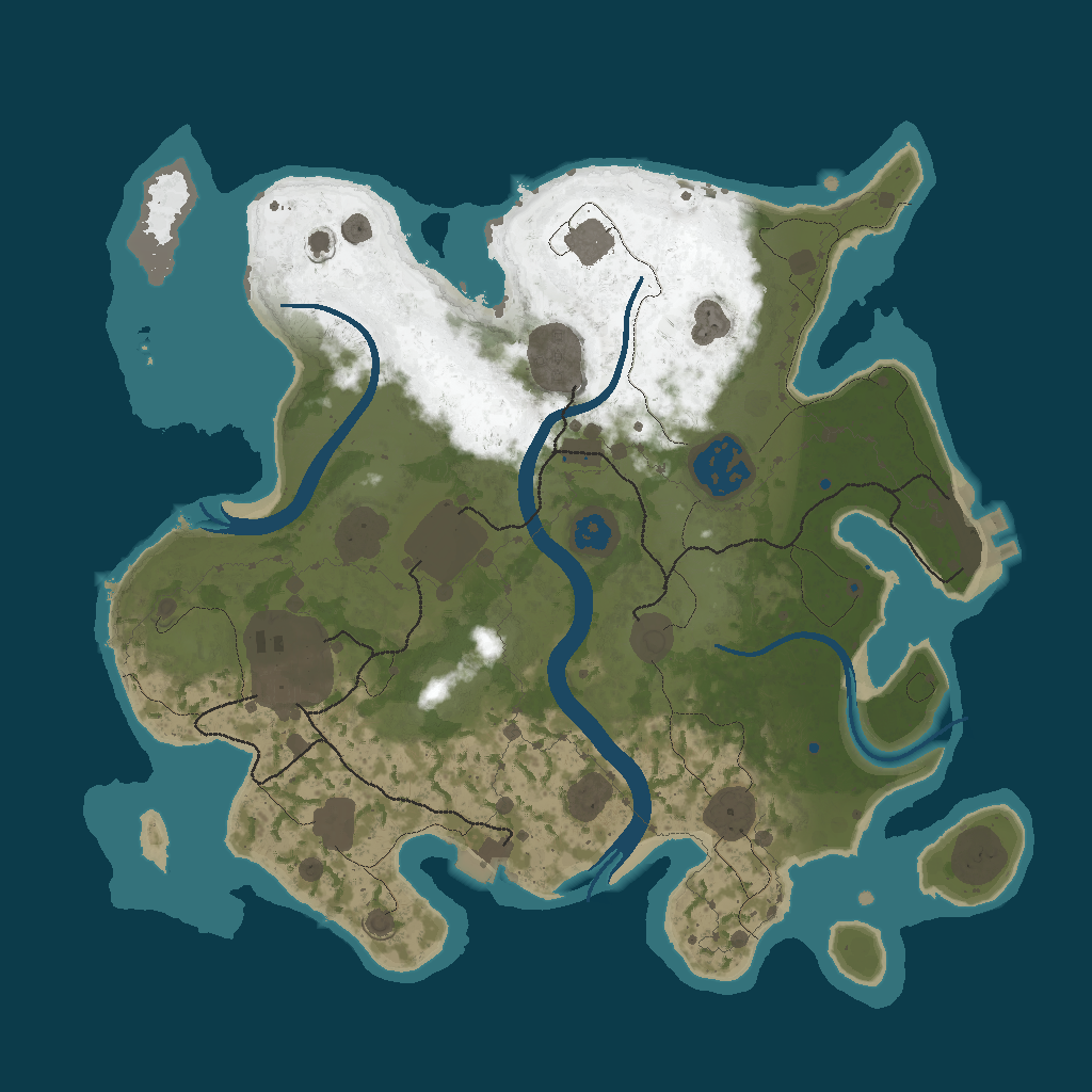 Procedural Map · 1234 · 3000