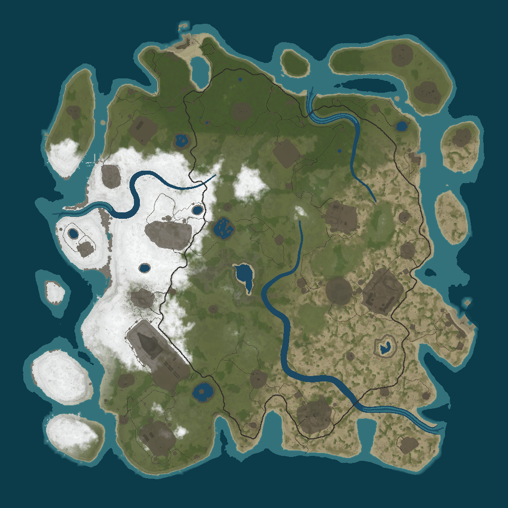 Procedural Map · 12345 · 4000