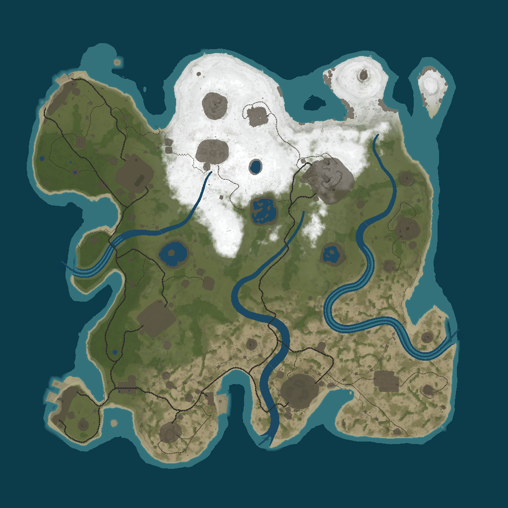 Procedural Map · 1 · 3000