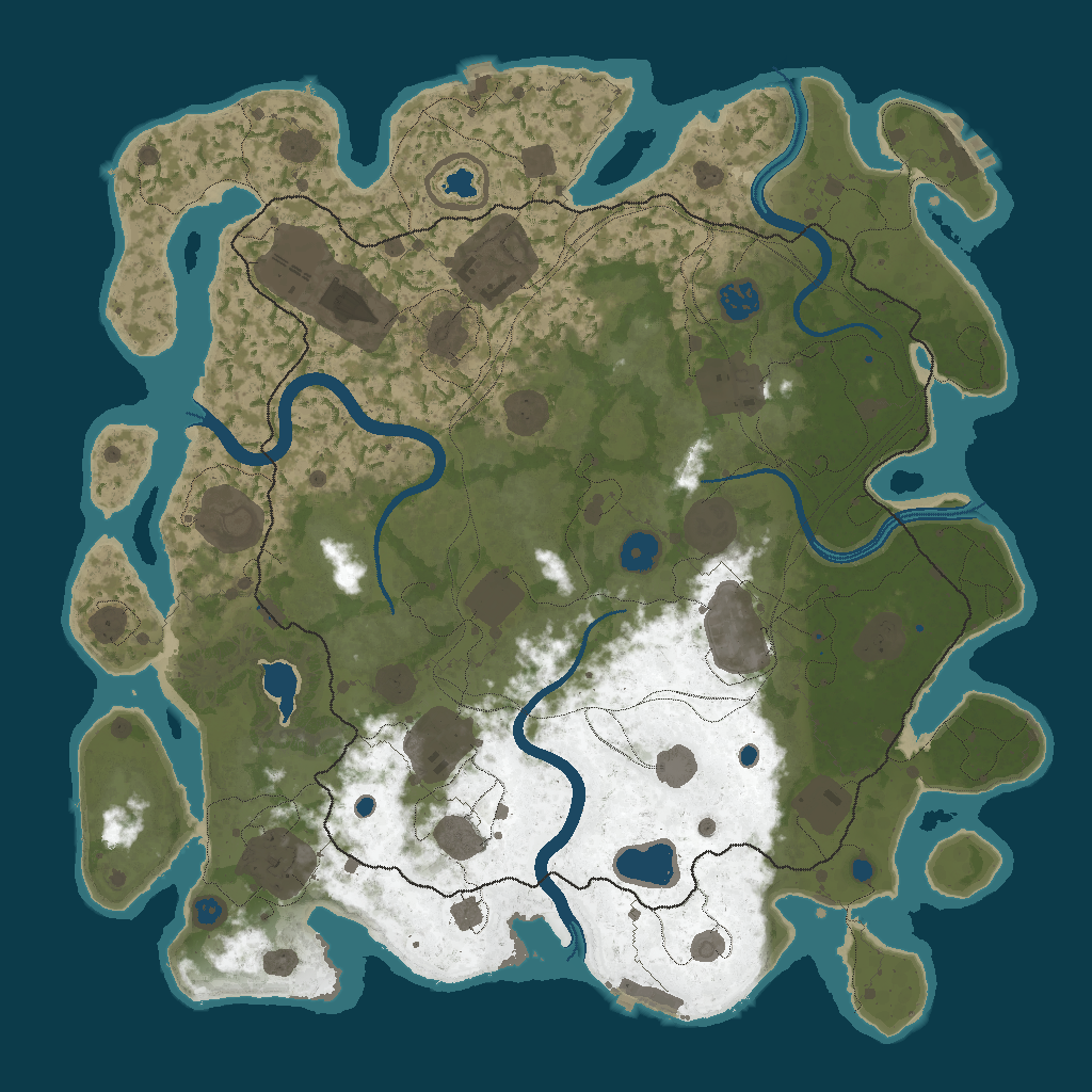 Procedural Map · 1337 · 4250