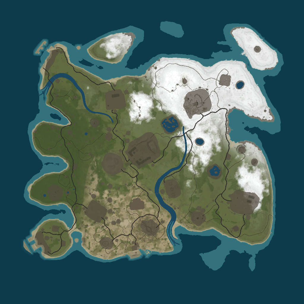 Procedural Map · 25417 · 3000