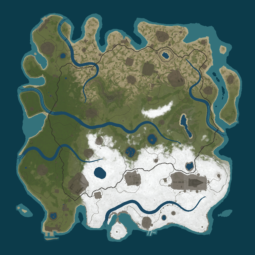 Procedural Map · 50000 · 4100
