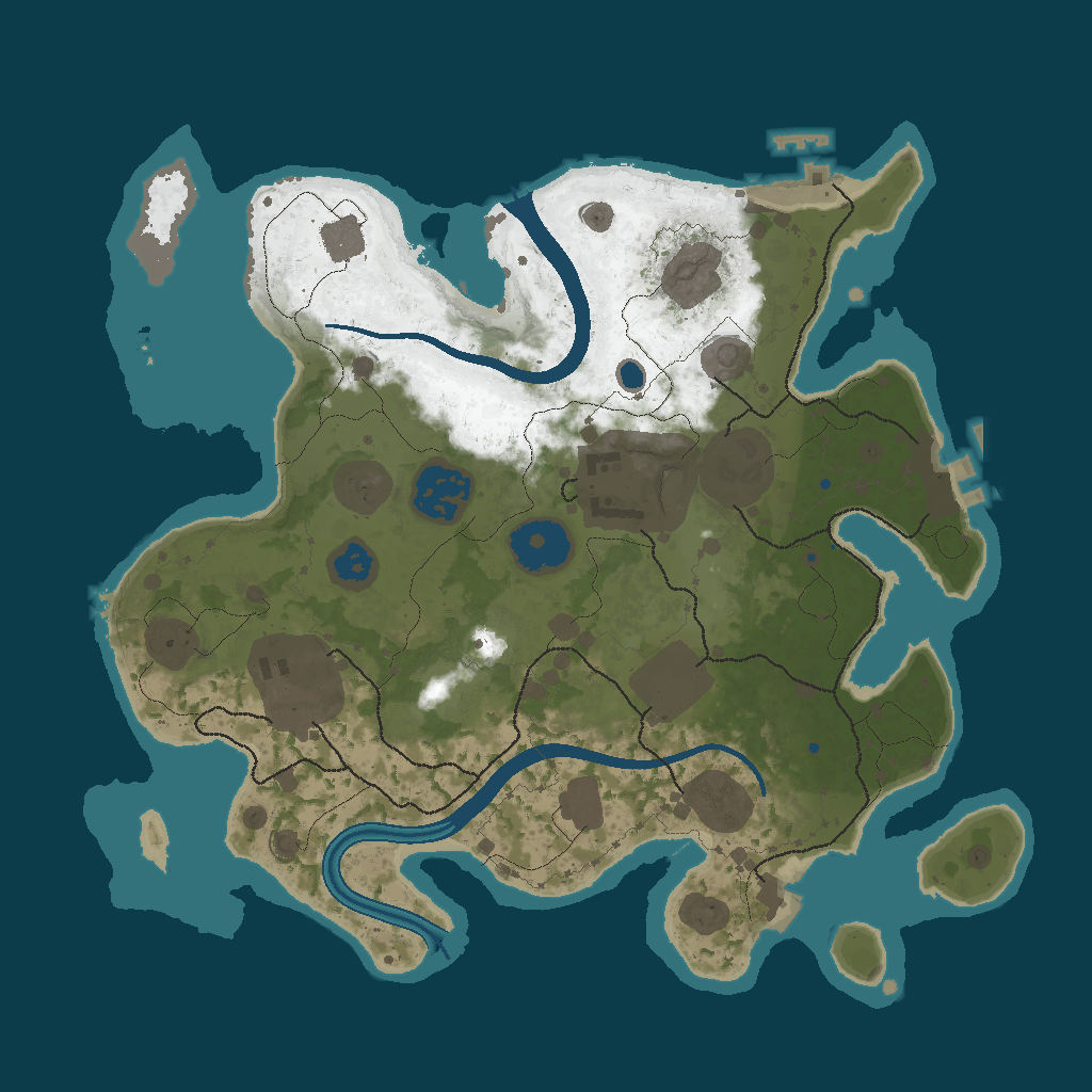 Procedural Map · 1234 · 3000