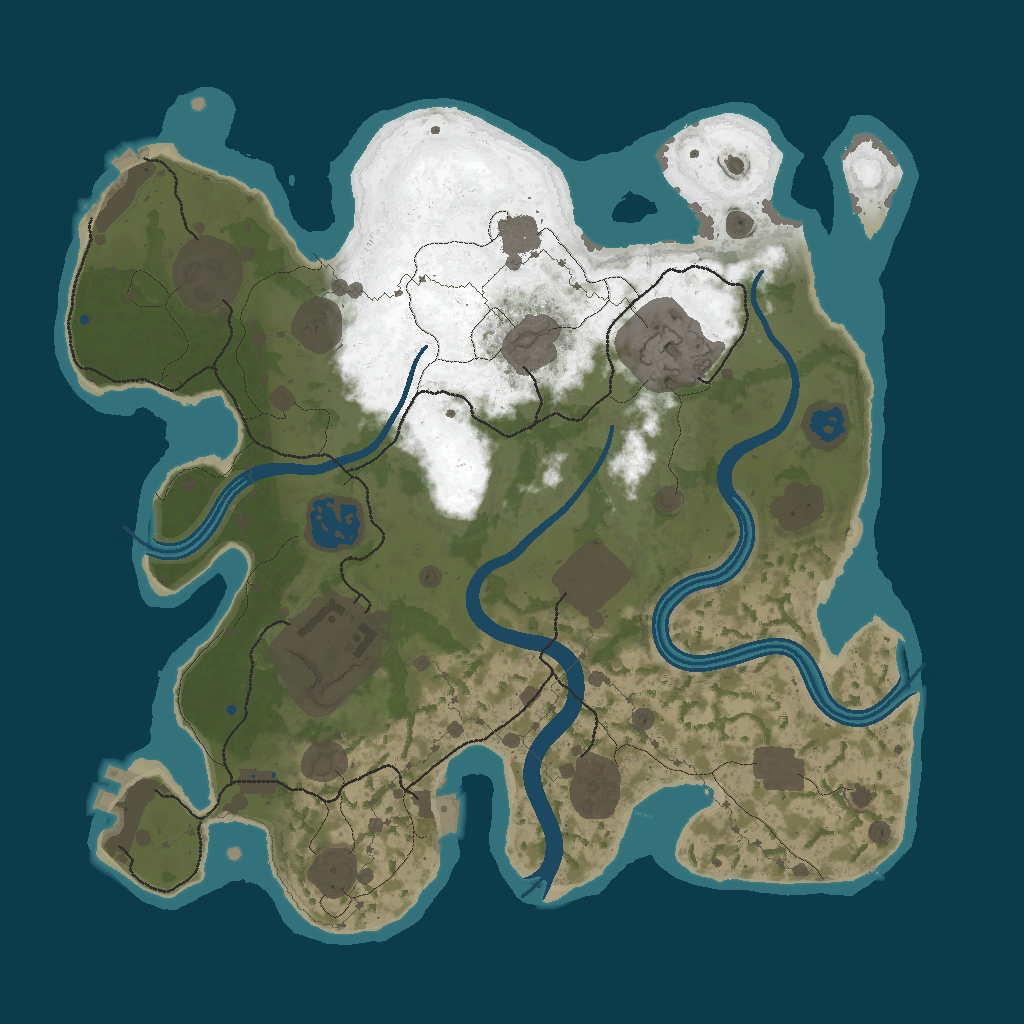 Procedural Map · 1 · 3000