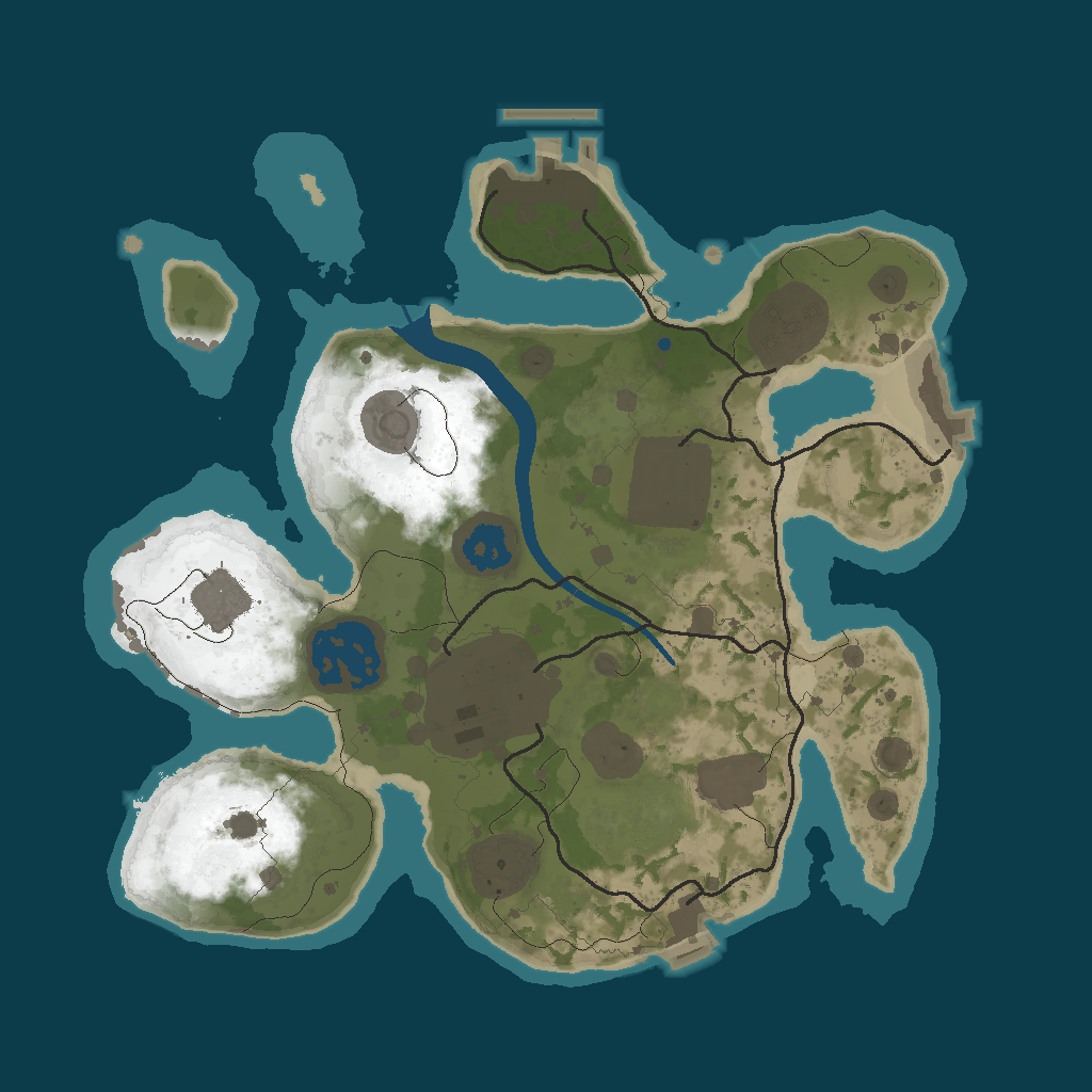 Procedural Map · 12345 · 2350