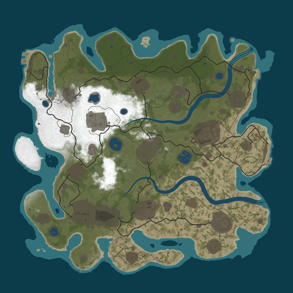 Procedural Map · 1234567 · 3500