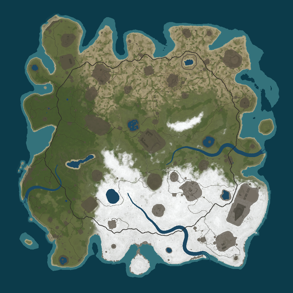 Procedural Map · 50000 · 4000