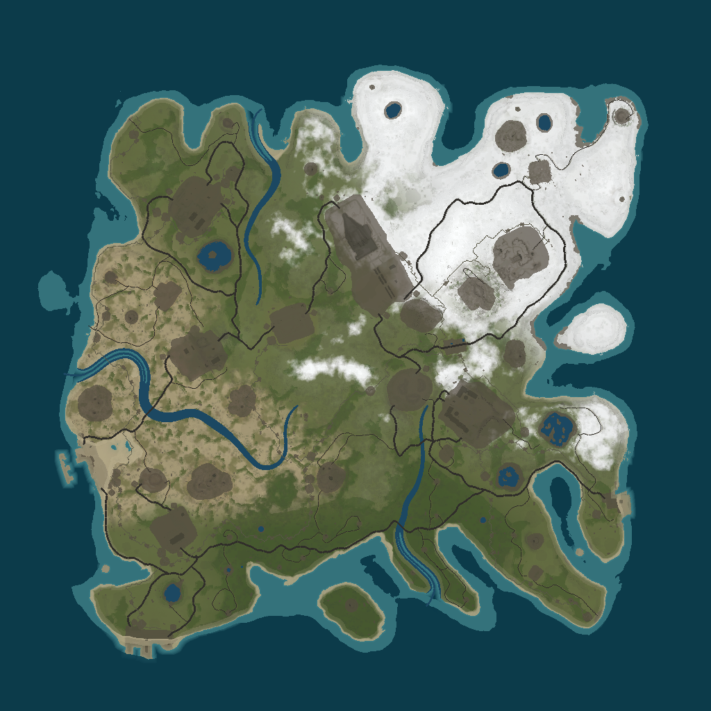 Procedural Map · 5000 · 3500