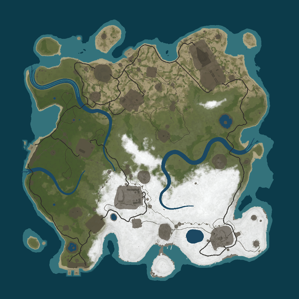 Procedural Map · 50000 · 3500