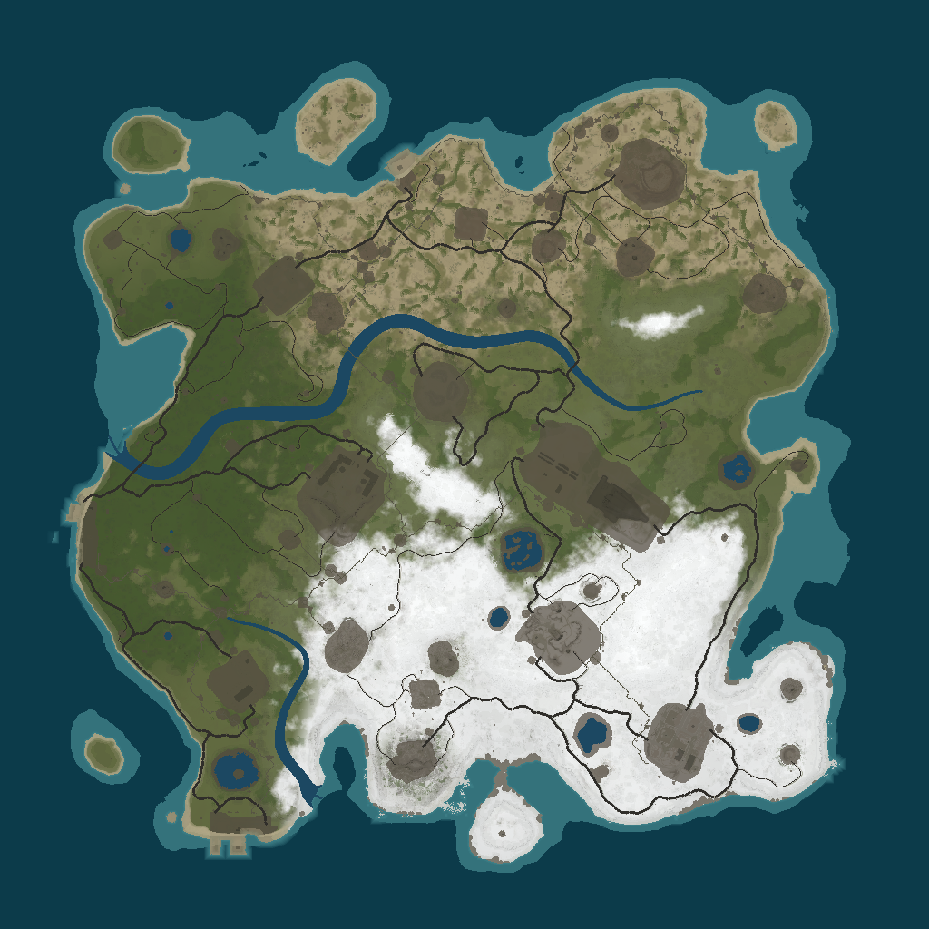 Procedural Map · 50000 · 3500