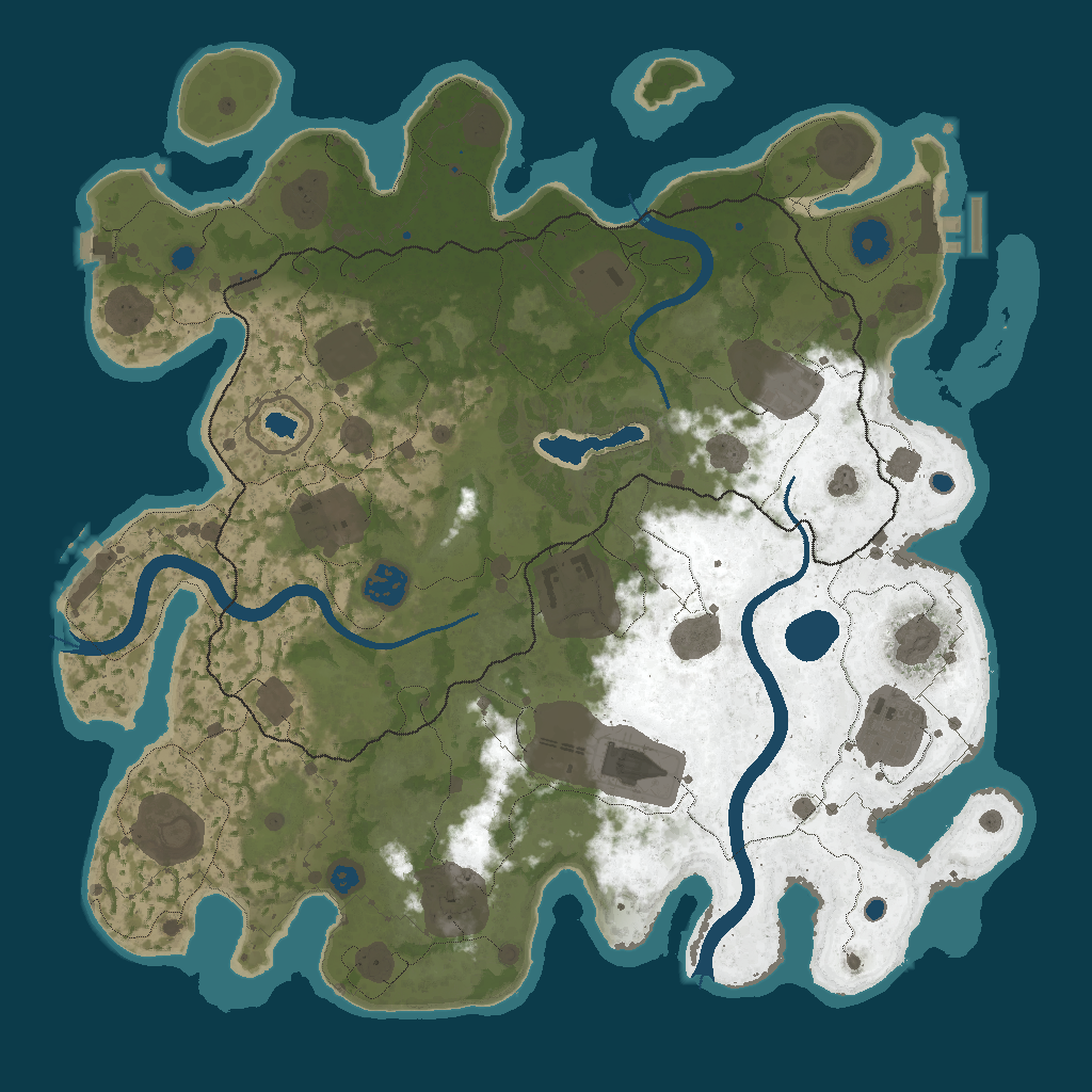 Procedural Map · 1234568890 · 4000