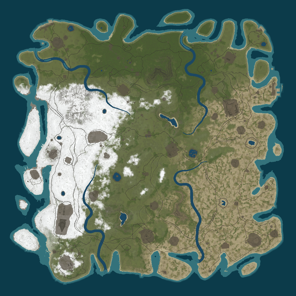 Procedural Map · 12345 · 5500