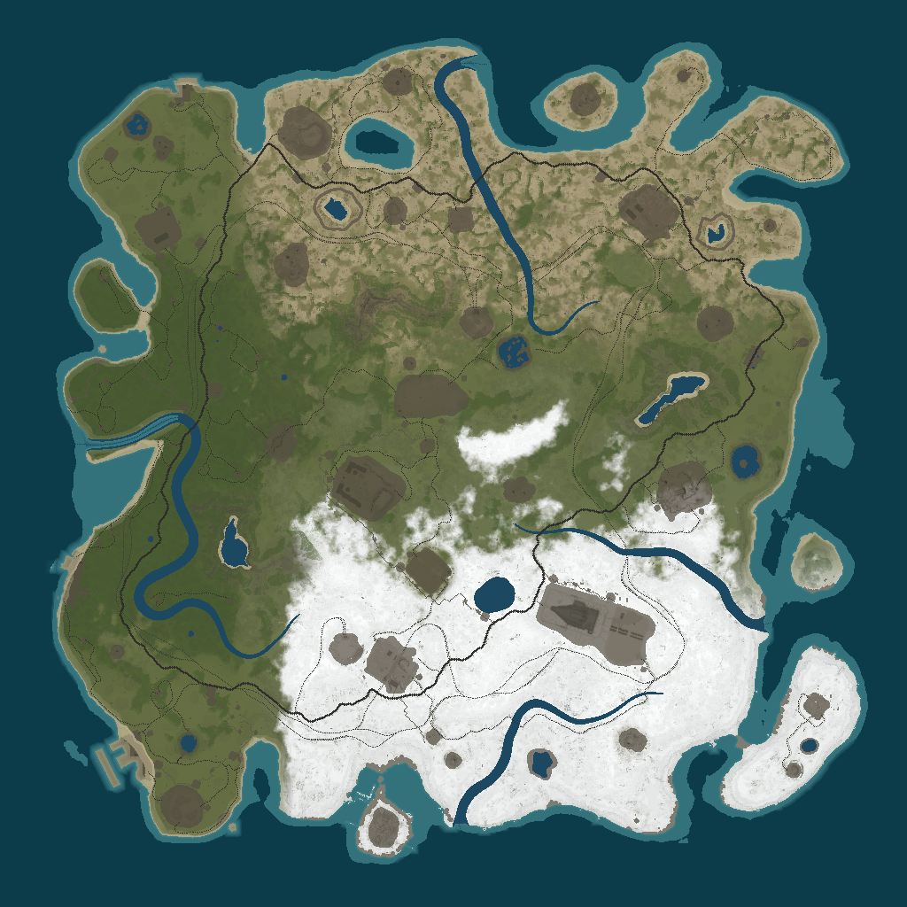 Procedural Map · 50000 · 4500