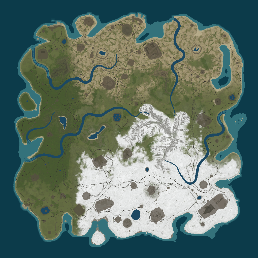 Procedural Map · 50000 · 5000