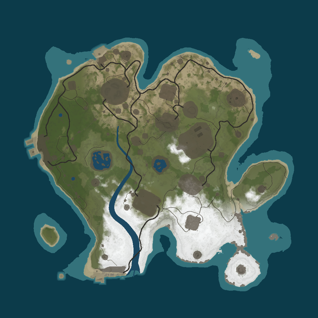 Procedural Map · 50000 · 2500