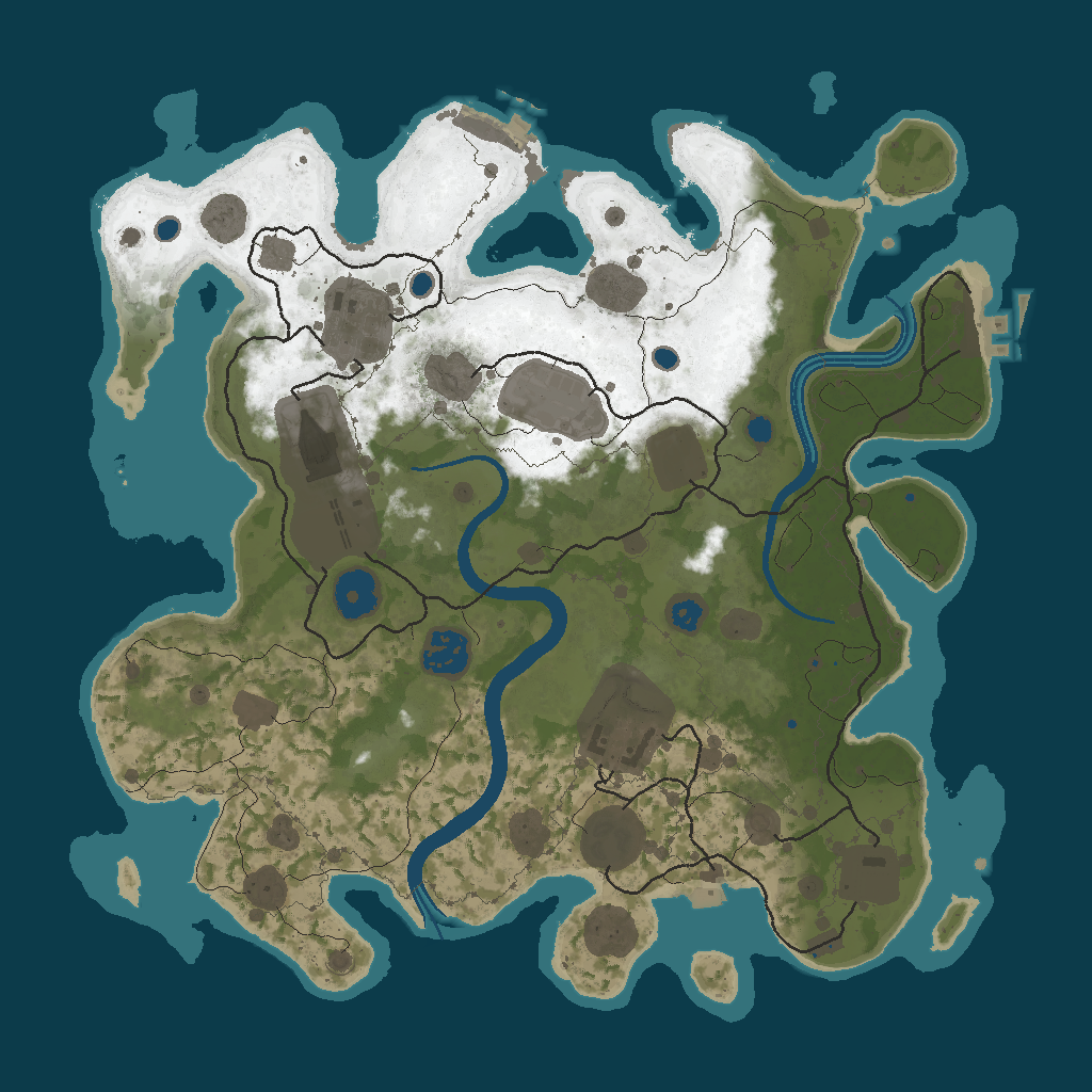 Procedural Map · 1234 · 3600