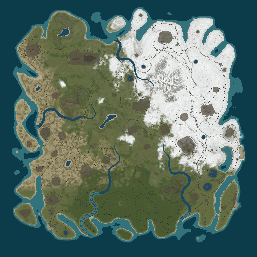 Procedural Map · 321321231 · 5000