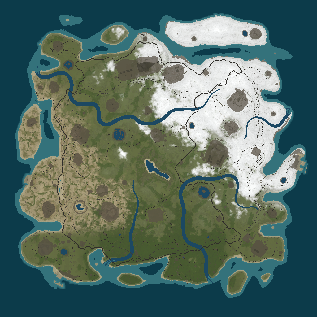 Procedural Map · 1234567890 · 4250