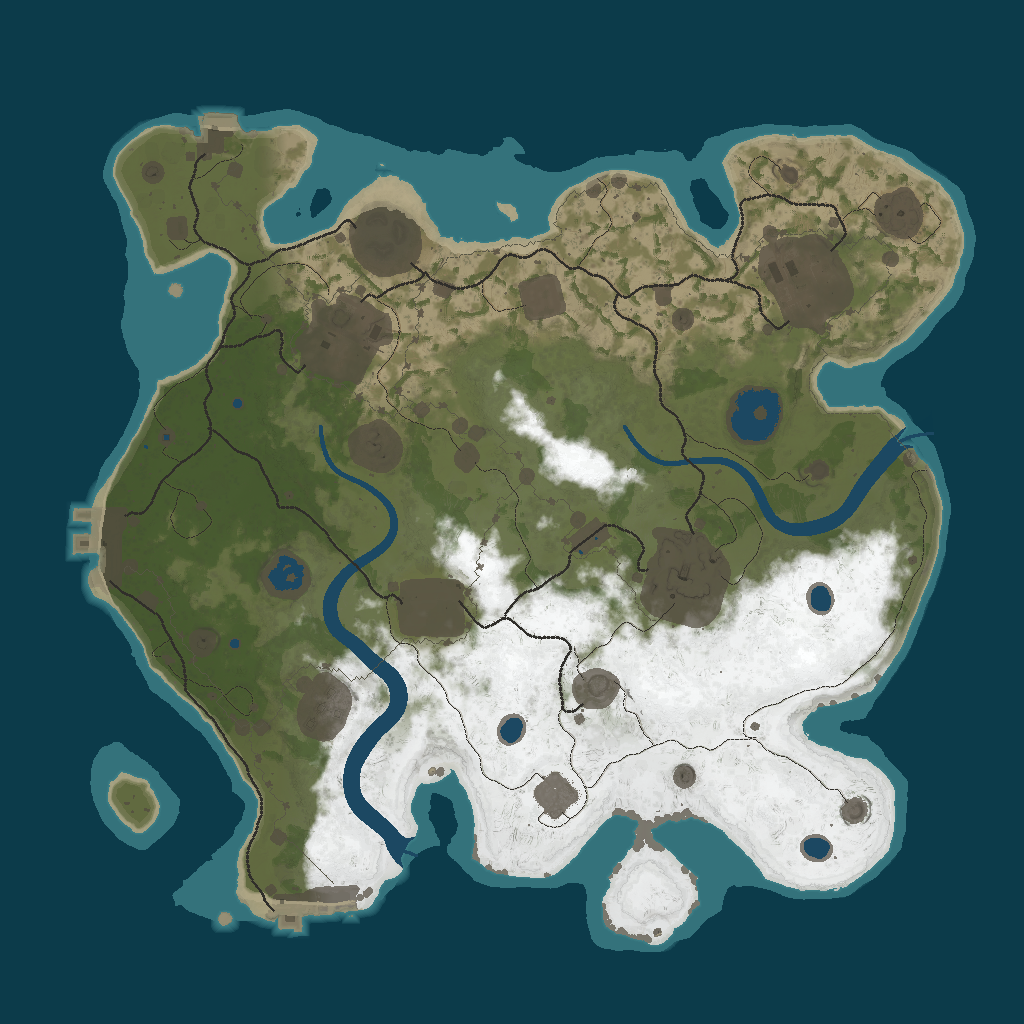 Procedural Map · 50000 · 3000