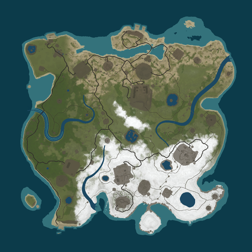 Procedural Map · 50000 · 3200