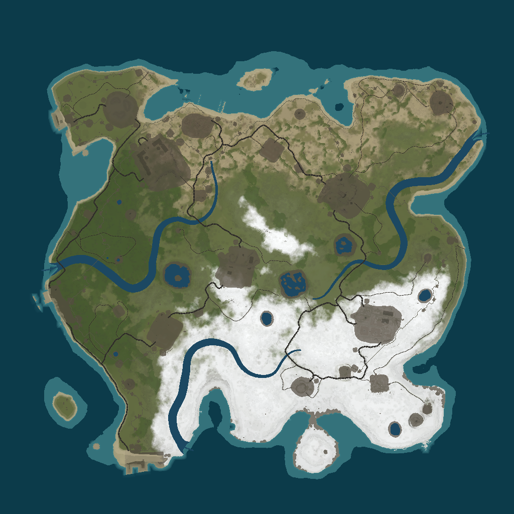 Procedural Map · 50000 · 3100