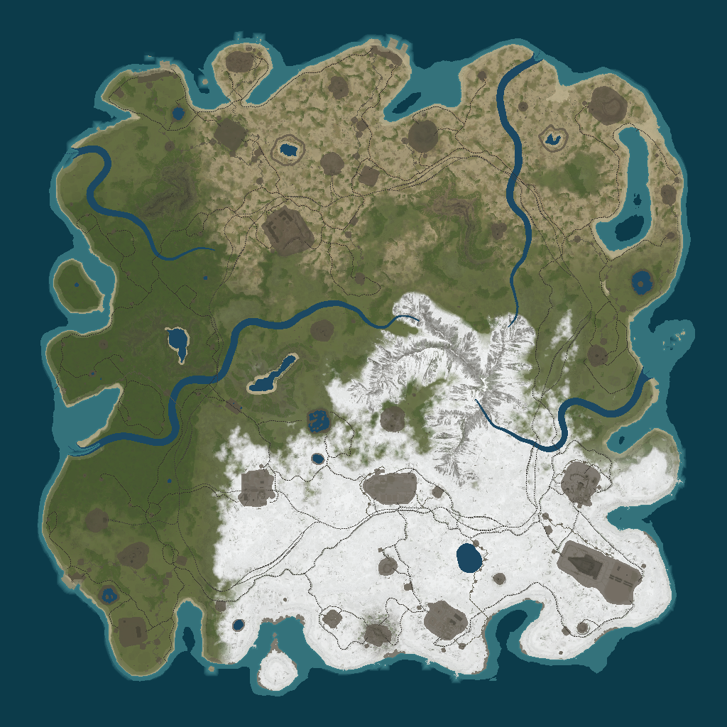 Procedural Map · 50000 · 5000