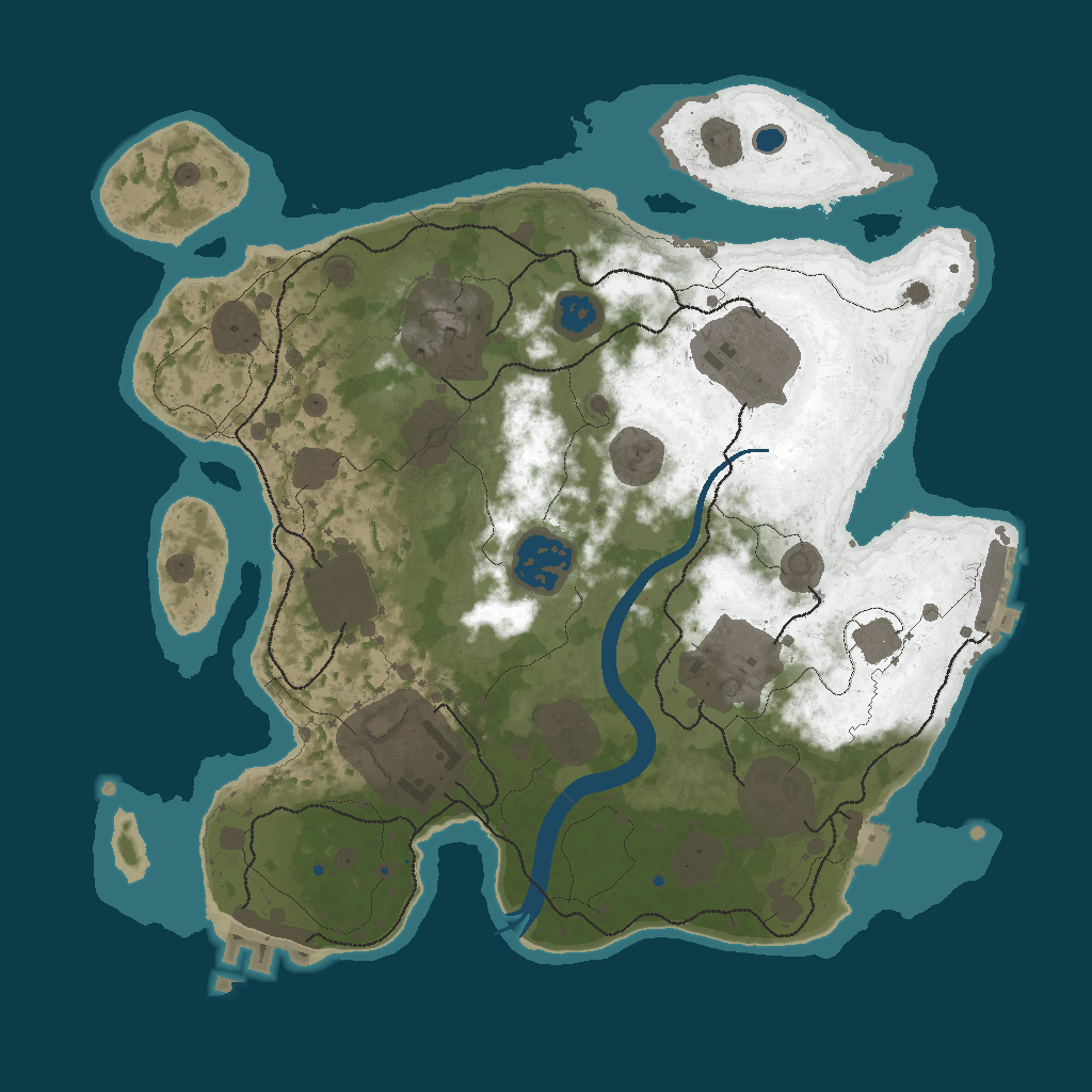 Procedural Map · 6387 · 3000