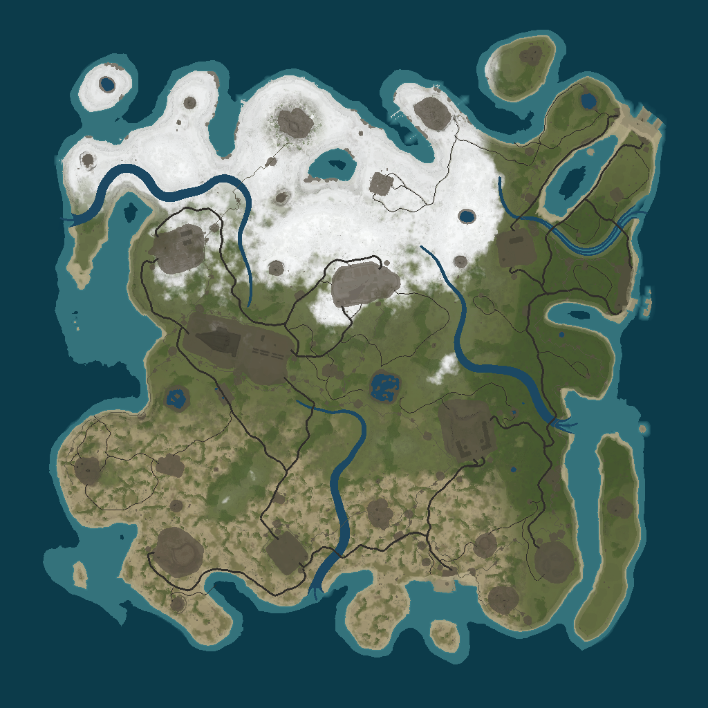 Procedural Map · 1234 · 3750