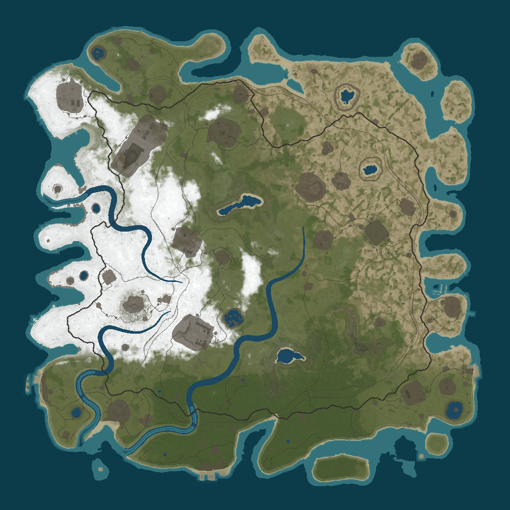 Procedural Map · 123456 · 4500