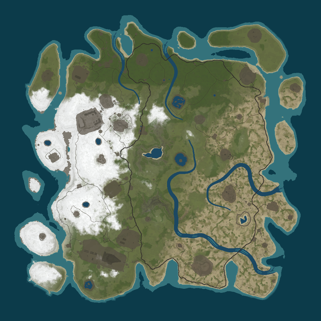 Procedural Map · 12345 · 4000
