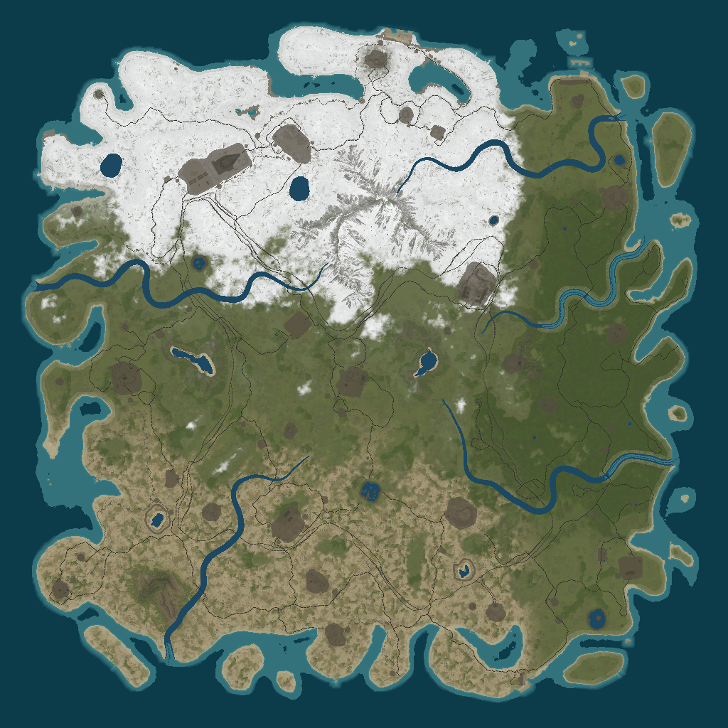 Procedural Map · 1234 · 6000